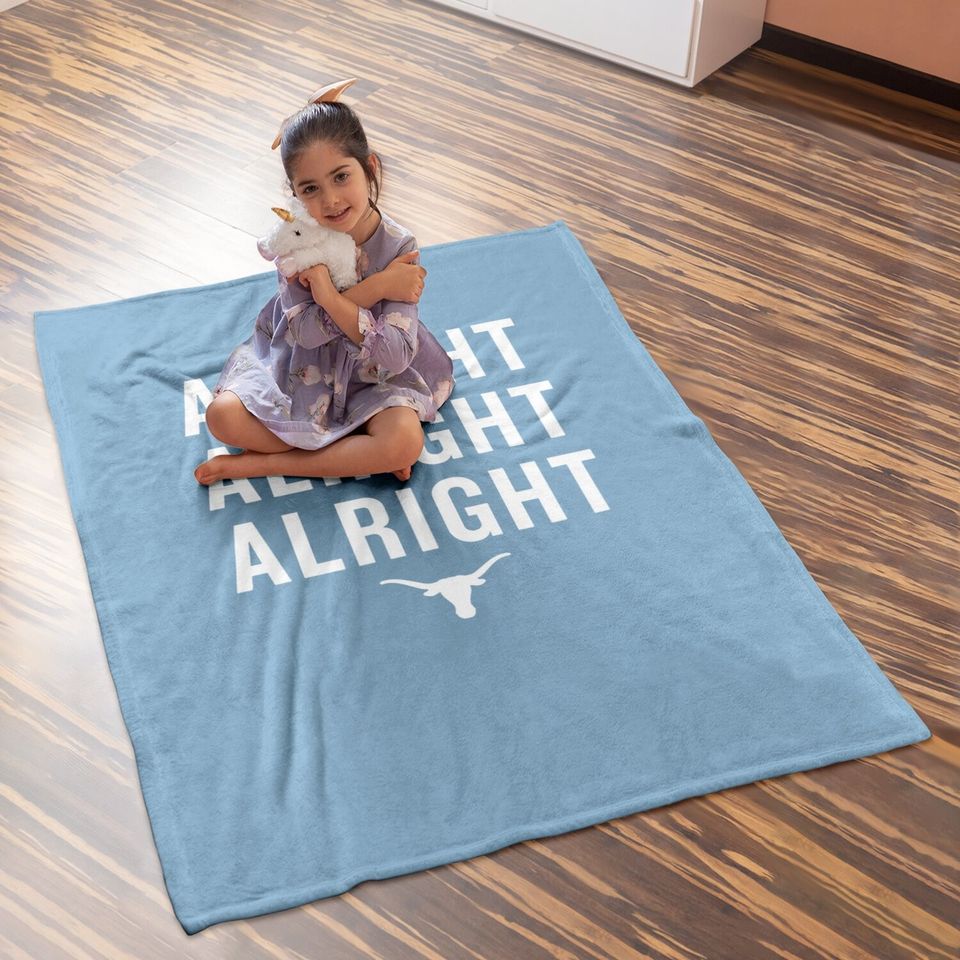 Elite Shop Texas Longhorns Alright Orange Baby Blanket