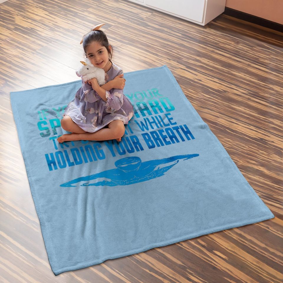 Swim Swimmer Sport Practice Baby Blanket