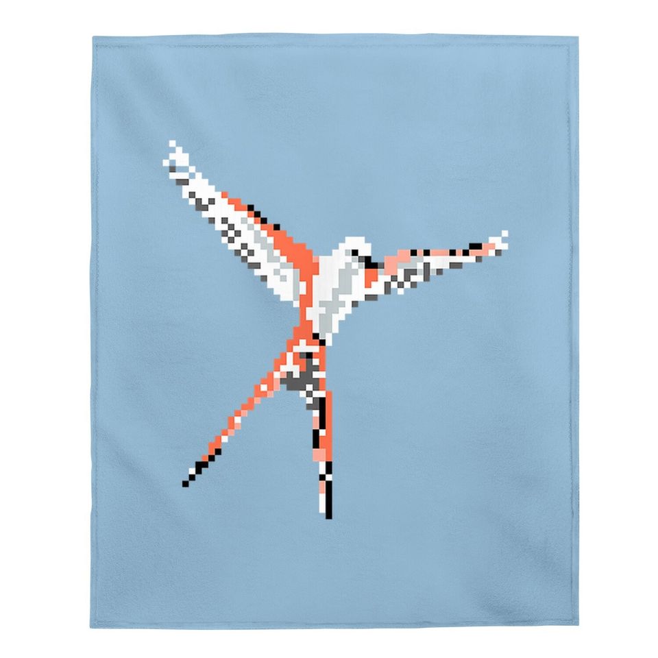 Wingspan Bird Pixel - Board Game Clothing - Tabletop Gaming Baby Blanket