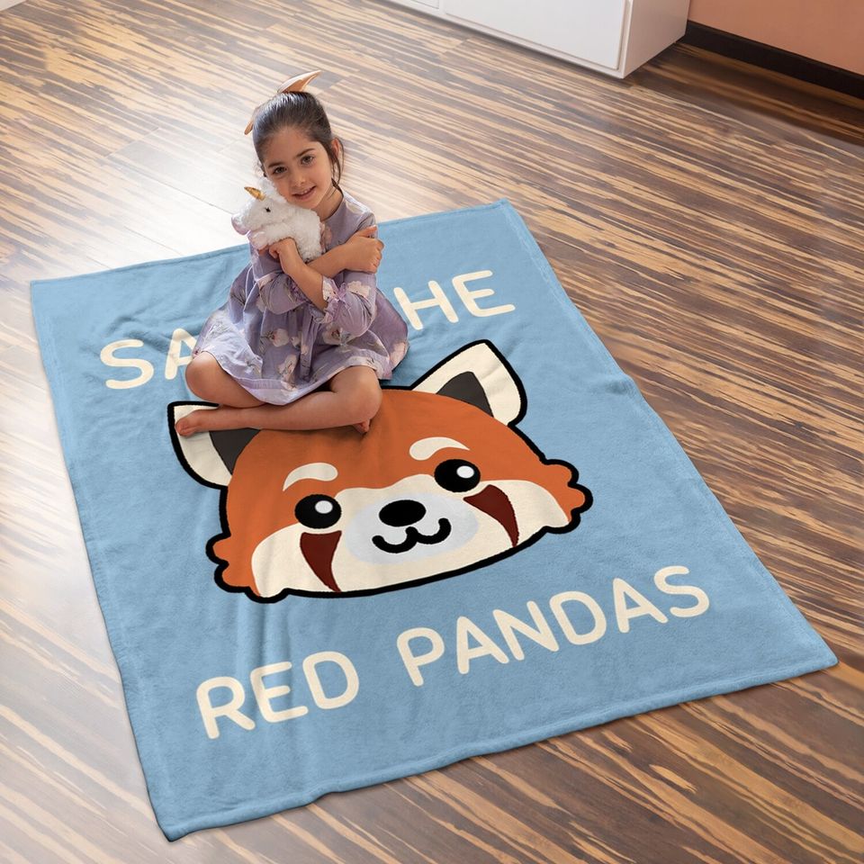 Red Panda Baby Blanket