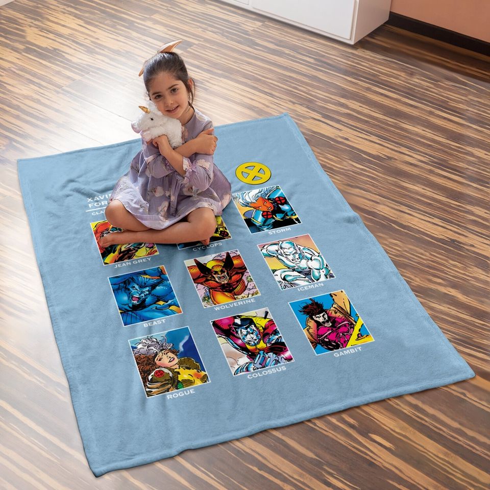 X-xavier Institute 90s Baby Blanket