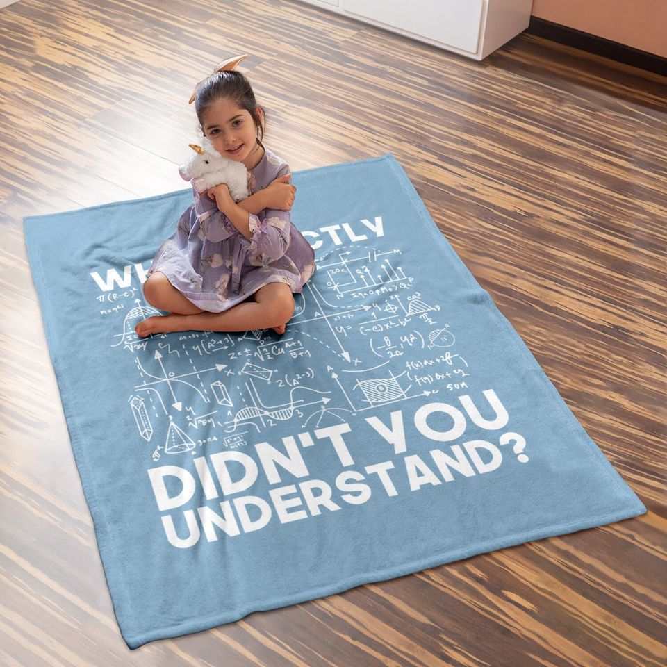 Science Gift Idea Physicist Math Physics Baby Blanket