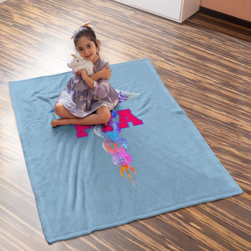 Pta Physical Therapist Assistant Caduceus Baby Blanket