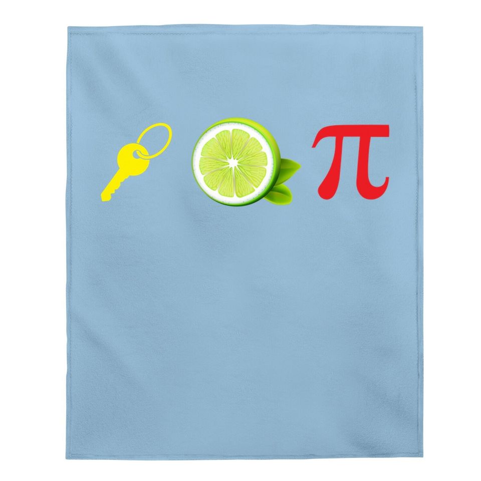 Key Lime Pi Funny Pi Day 2021 Math Nerd Geek Engineer Baby Blanket