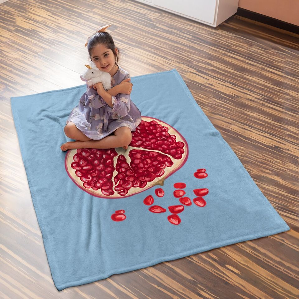 Pomegranate Lover Baby Blanket