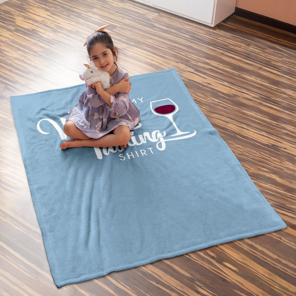 Wine Tasting Drinking Baby Blanket