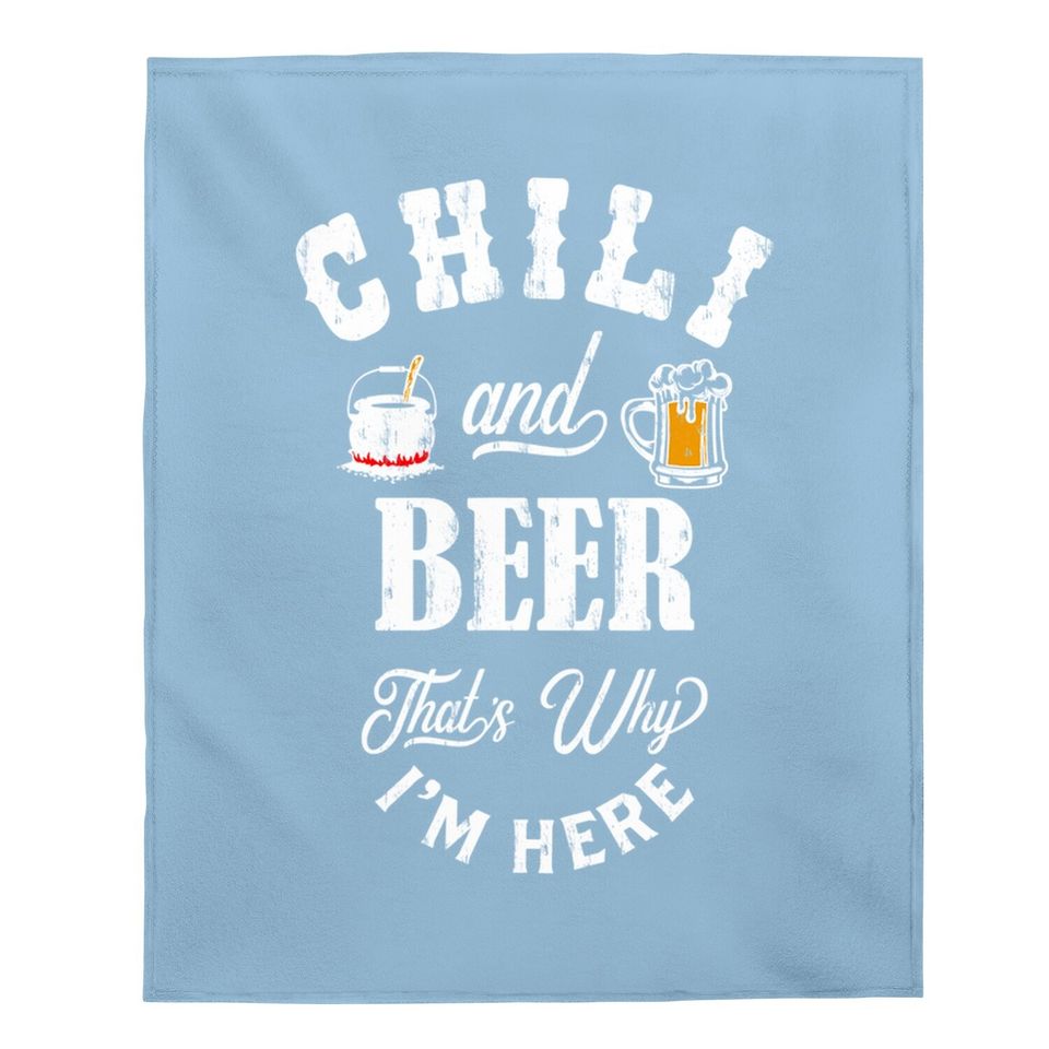 Chili Cookoff And Beer Baby Blanket