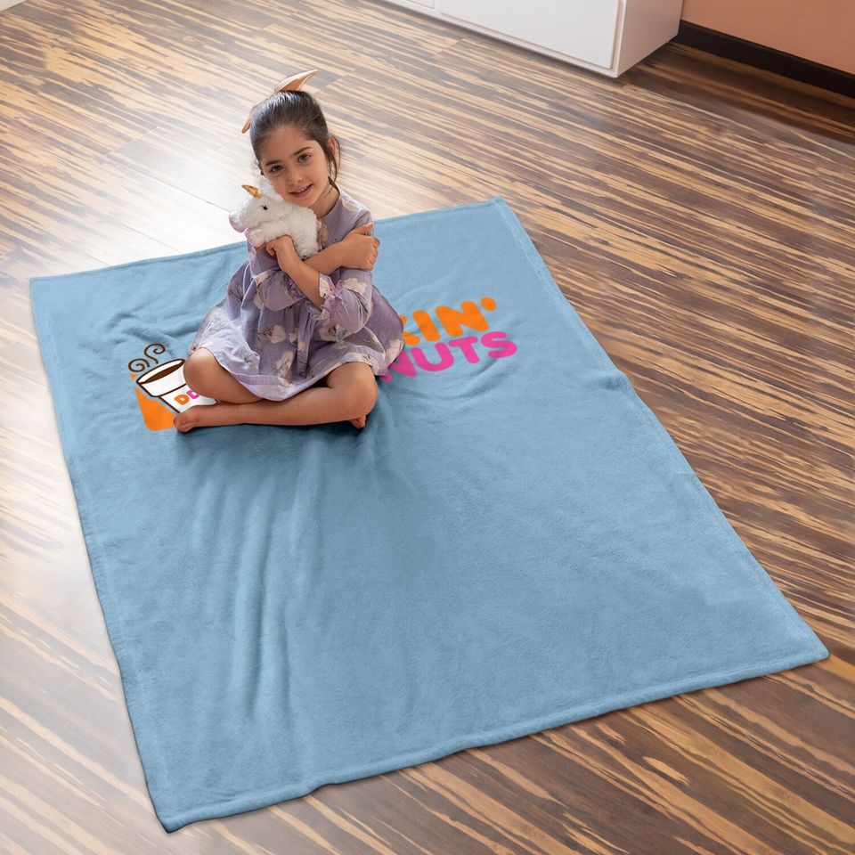 Dunkin Deez Nuts Baby Blanket