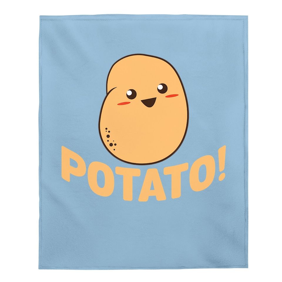 Cute Potato Smiling Baby Blanket Baby Blanket