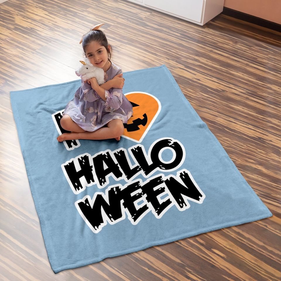 Pumpkin Halloween Party Baby Blanket