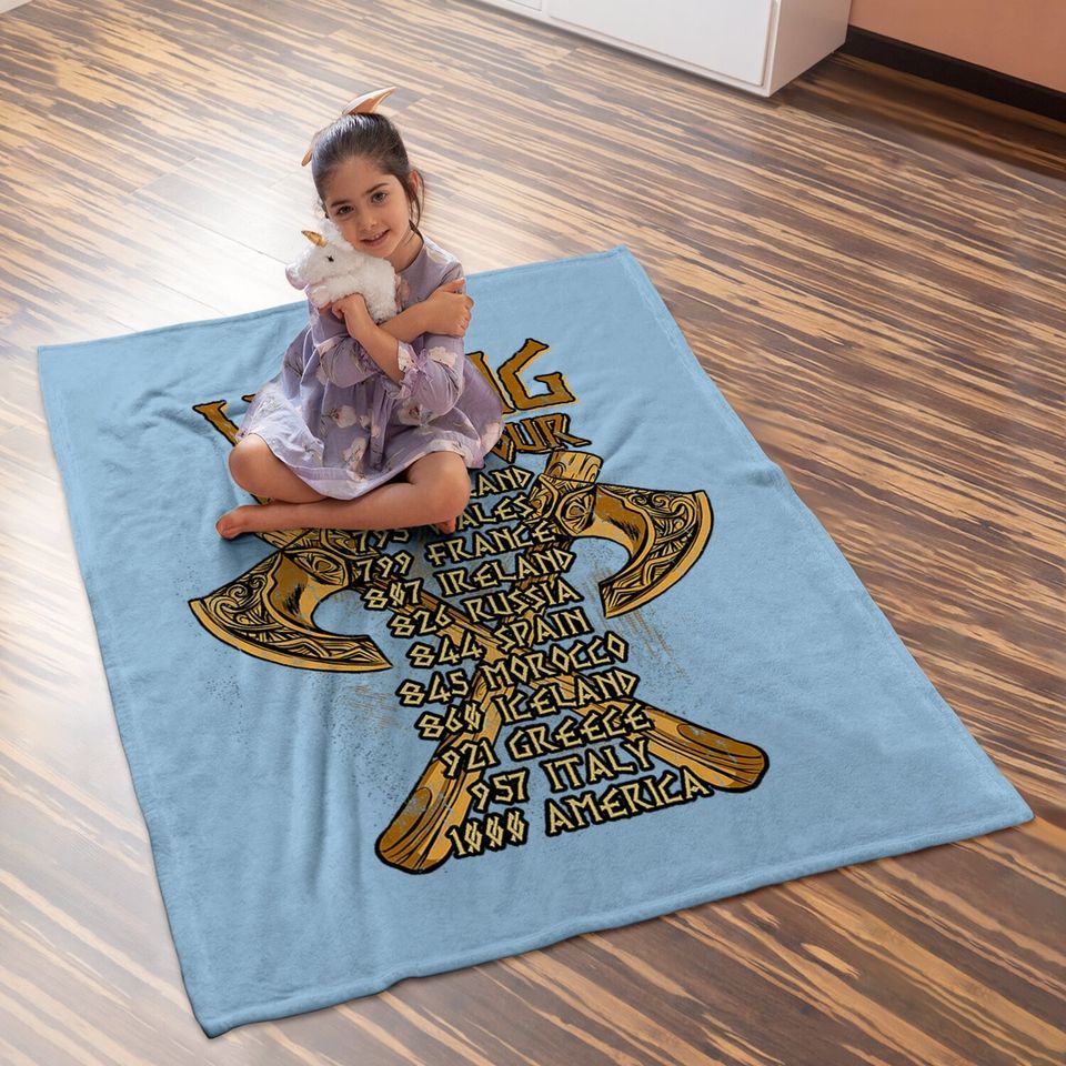 Viking World Tour Baby Blanket