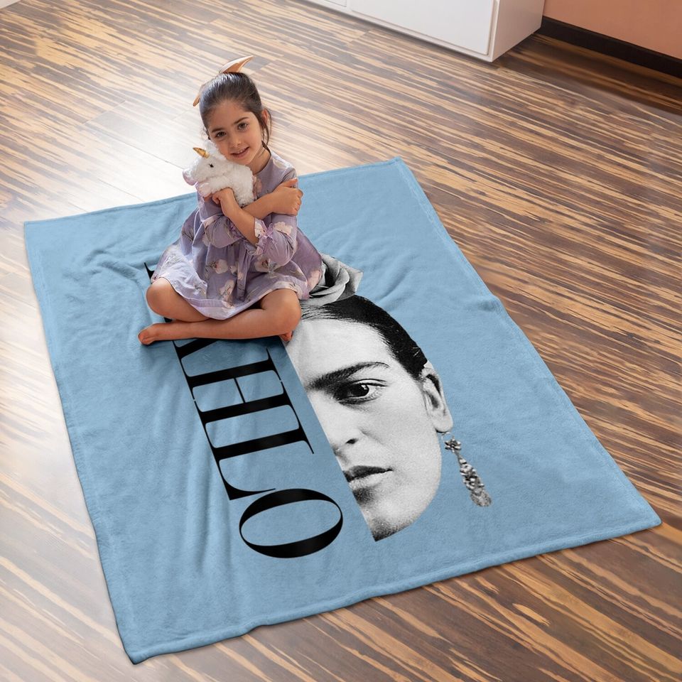 Frida Kahlo Split Baby Blanket