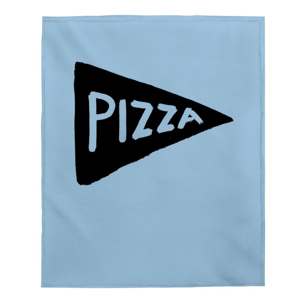 Pizza Party Graphic Baby Blanket