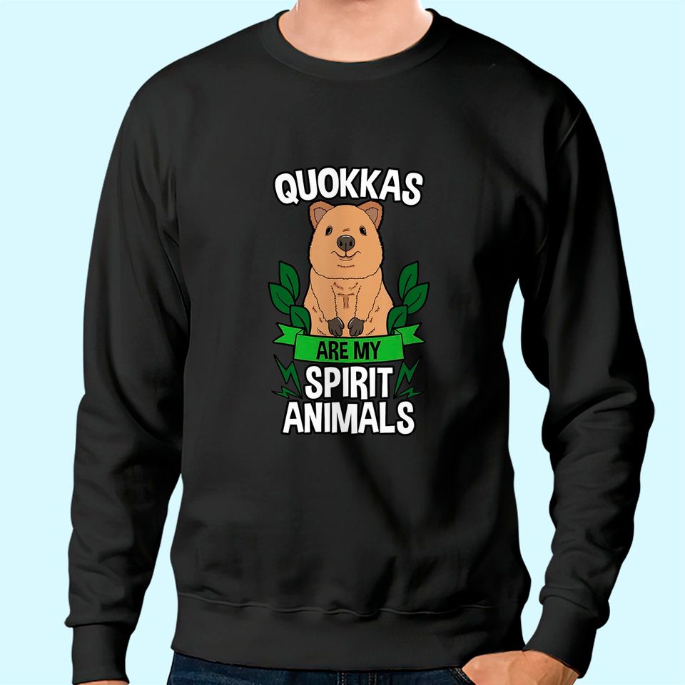 Quokka Spirit Animal Australian Kangaroo Sweatshirt
