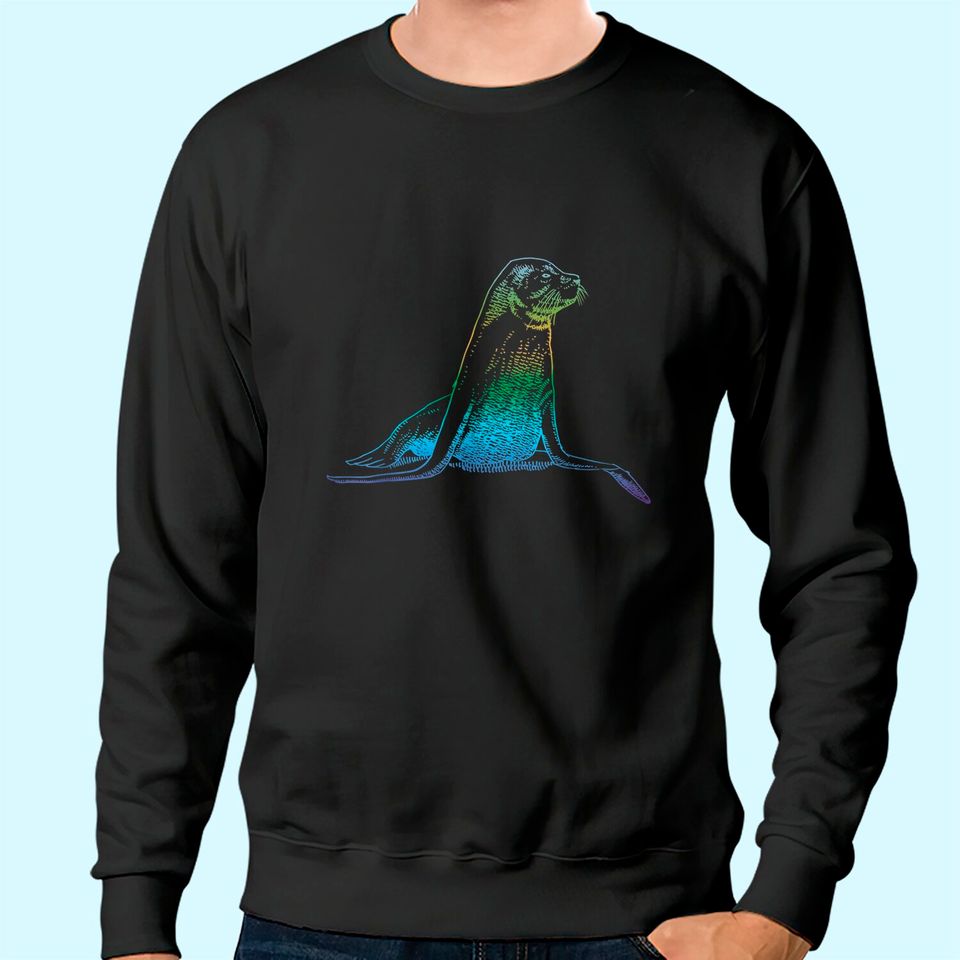 Seal Ocean Animal Lover Sea Lion Sweatshirt
