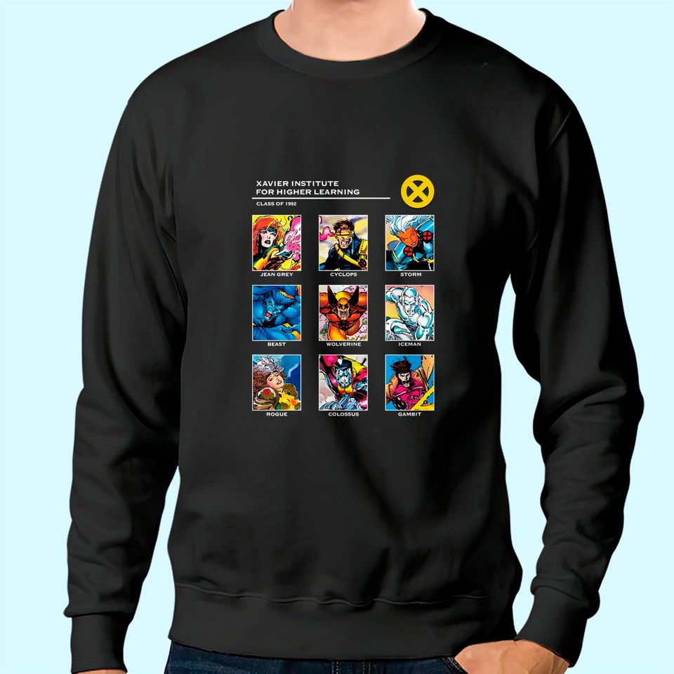 X-Men Xavier Institute 90s Sweatshirt