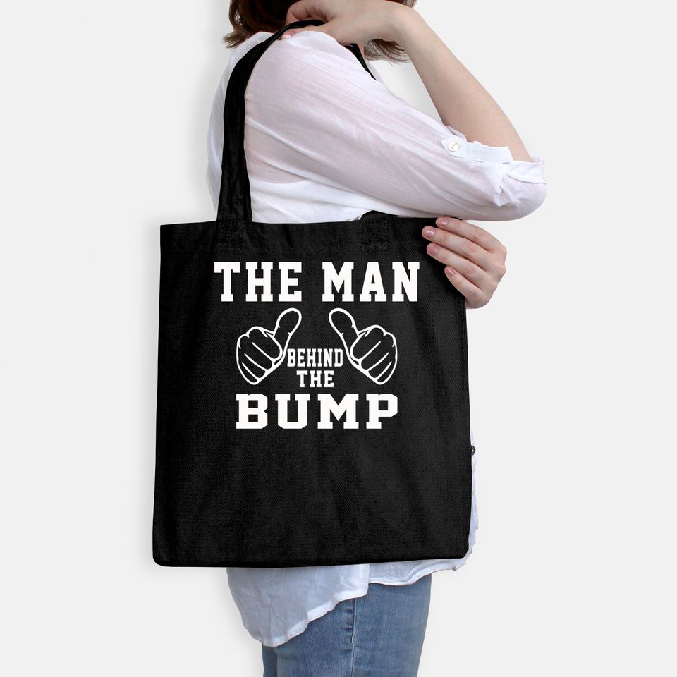 Men's Tote Bag The Man Behind The Bump