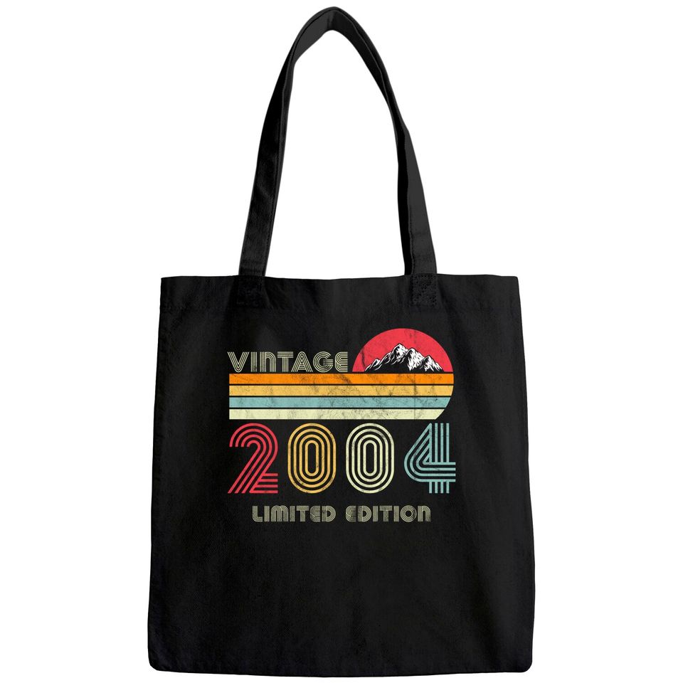 17 Year Old Gifts Vintage 2004 Limited Edition 17th Birthday Tote Bag