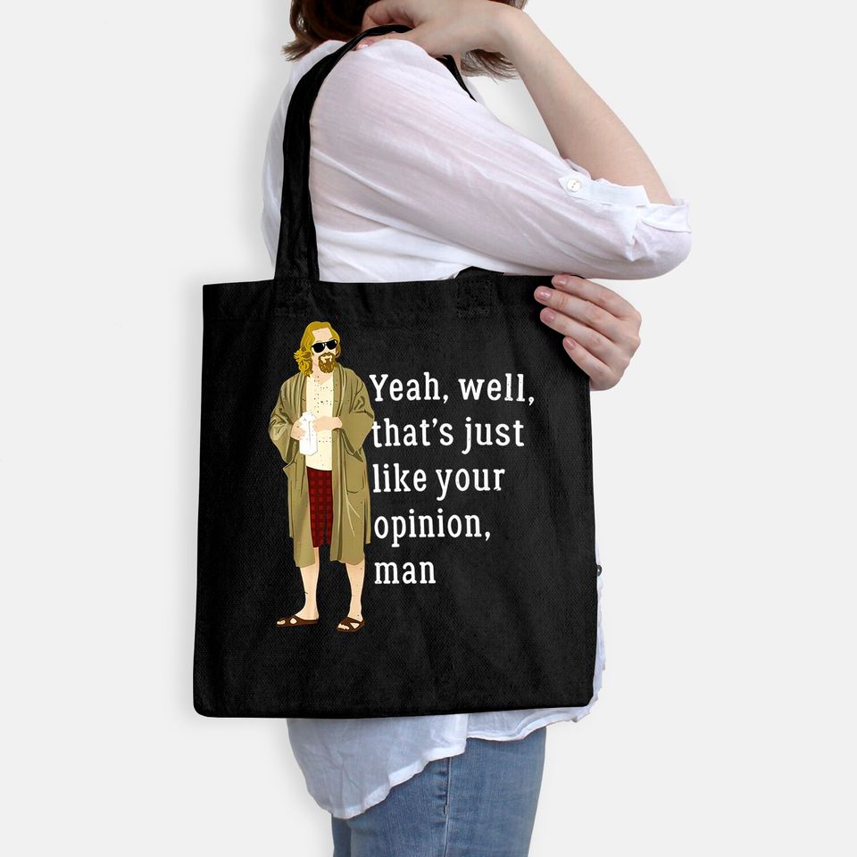 The Big Lebowski The Dude Yeah Unisex Tote Bag