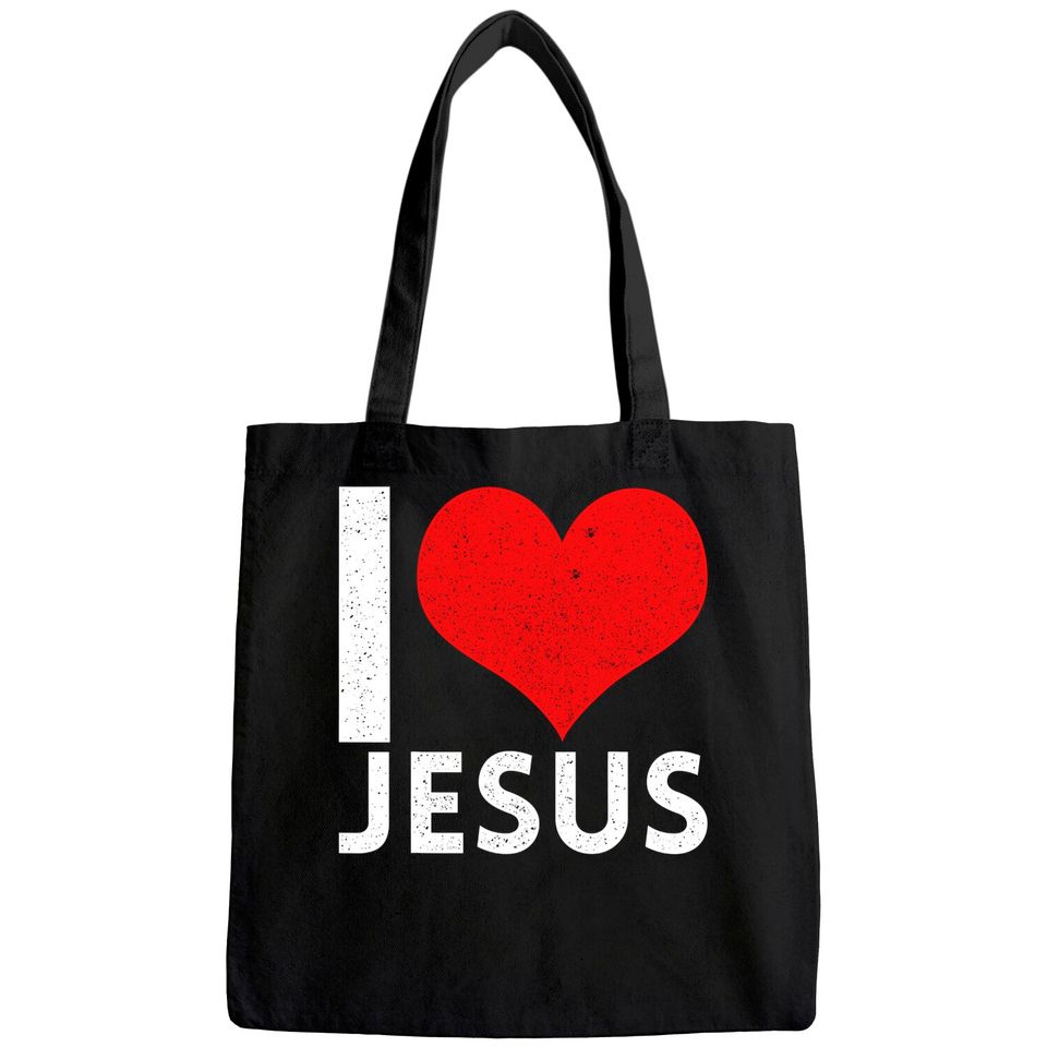 I Love Jesus Tote Bag