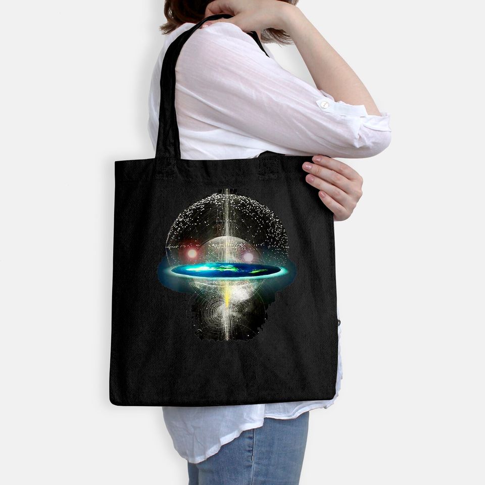 Flat Earth Tote Bag