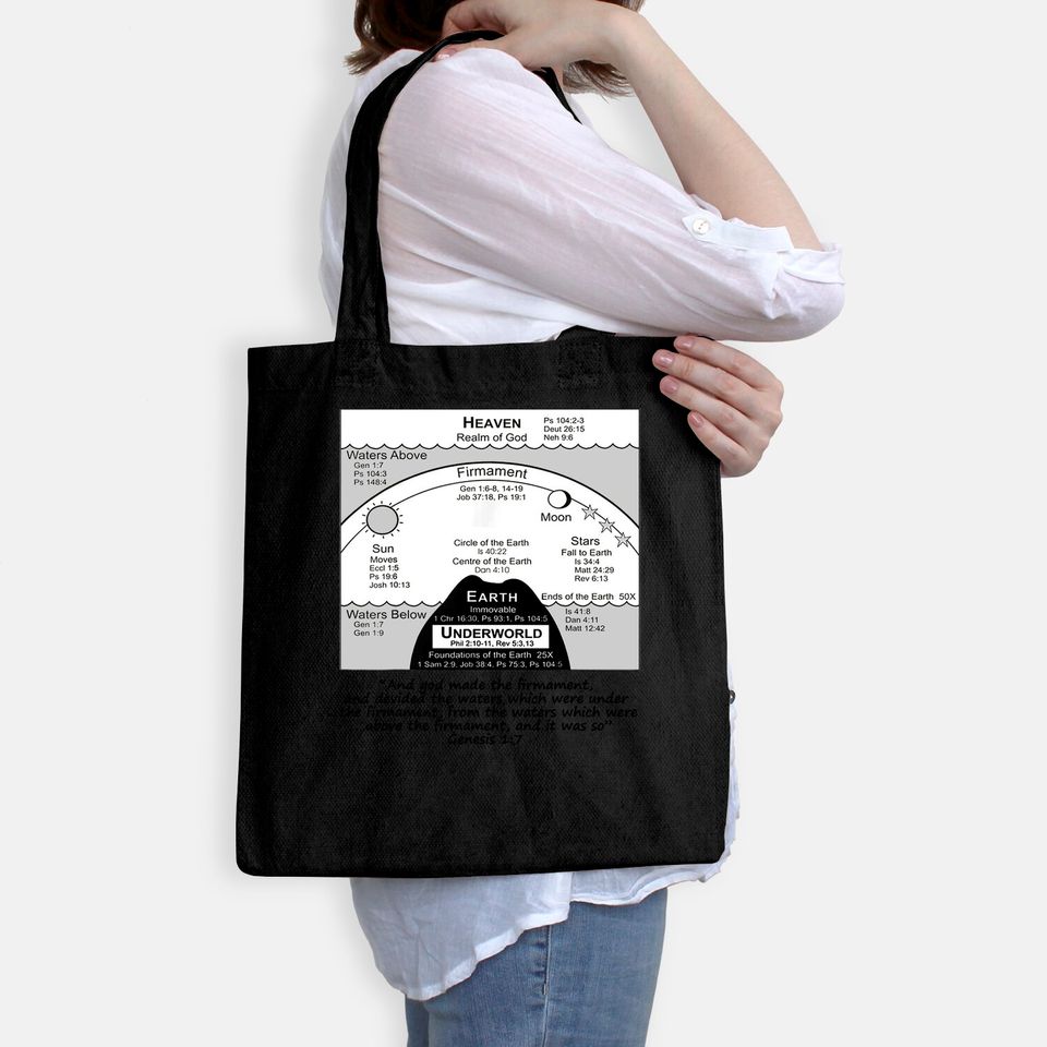 Flat earth Tote Bag
