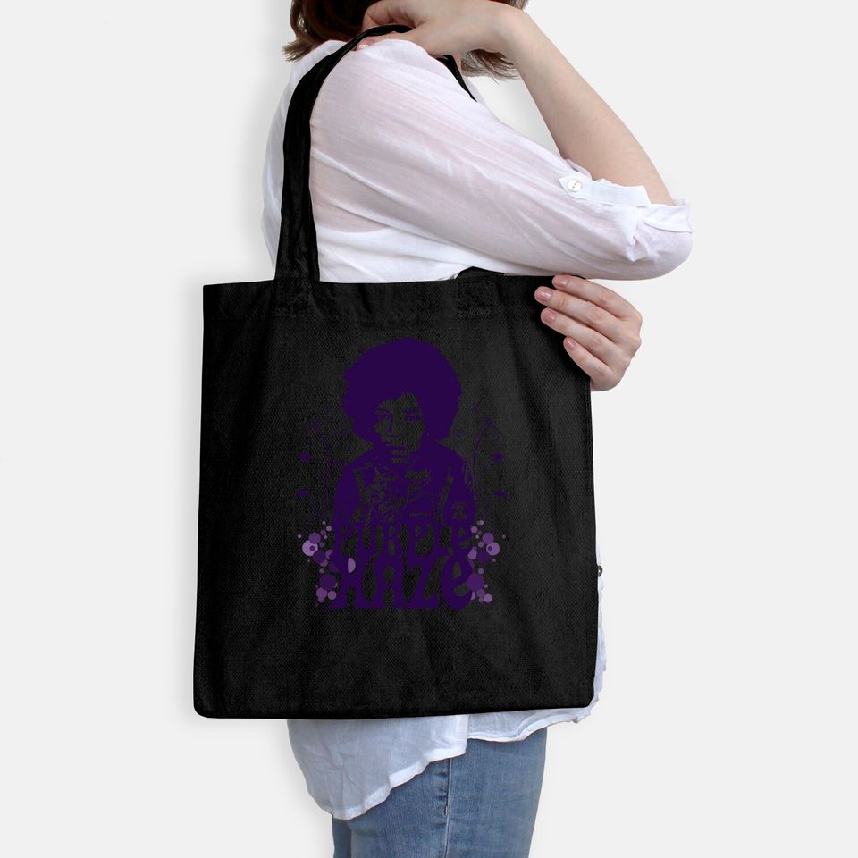 Jimi Hendrix - Mens Purple Haze Tote Bag