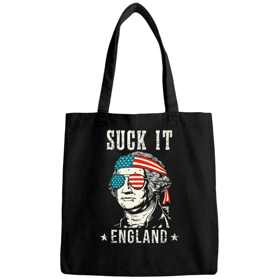 Suck It England George Washington Tote Bag