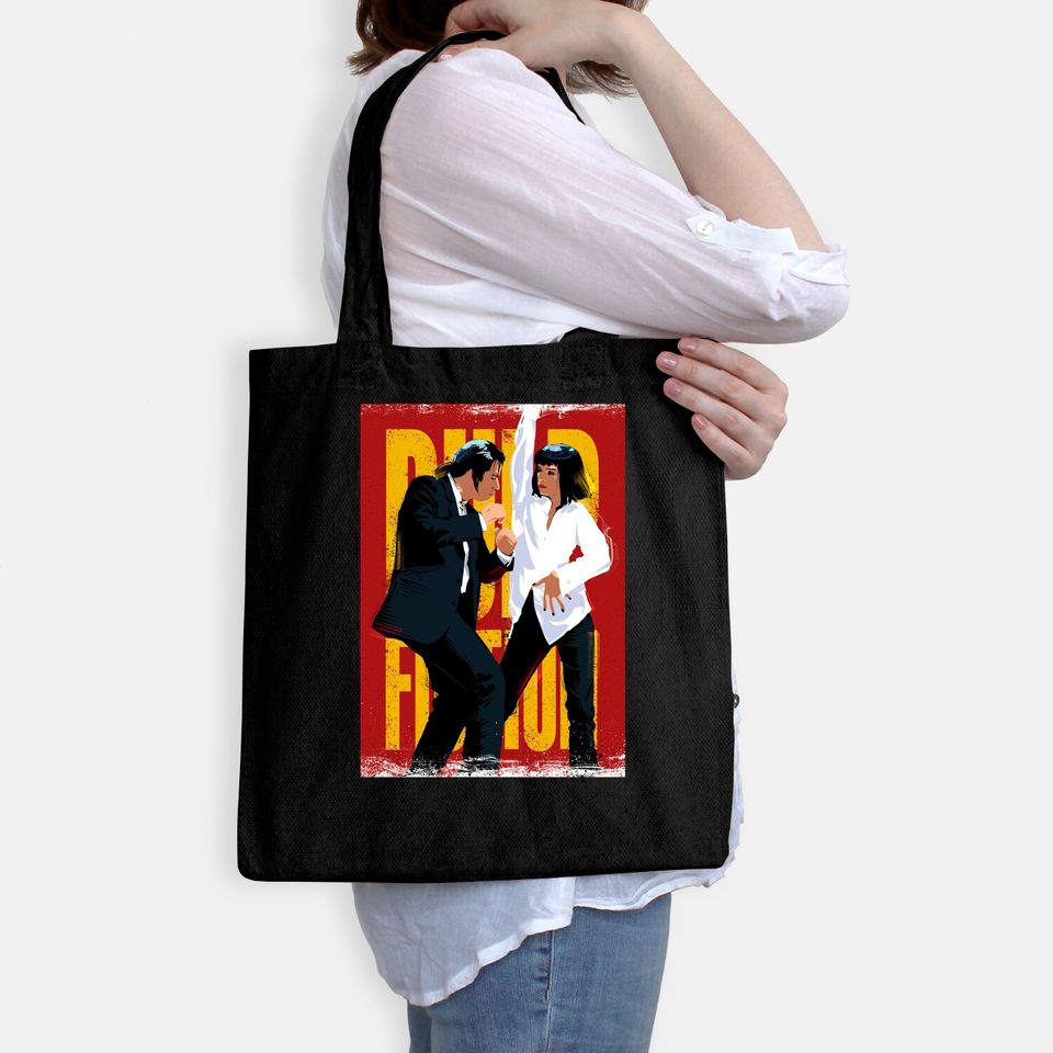 Nirvan Pulp Fiction Dance Unisex Tote Bag
