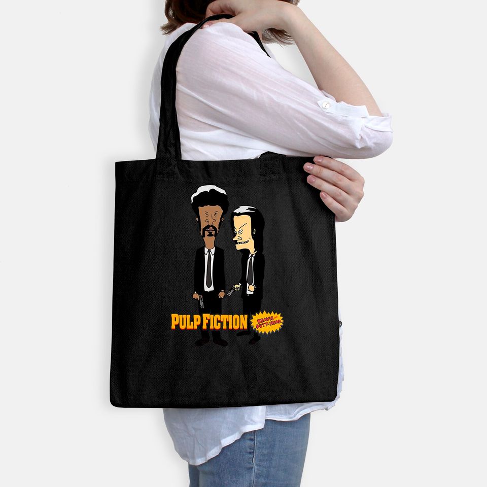 Pulp Fiction Beavis and Butthead Unisex Tote Bag