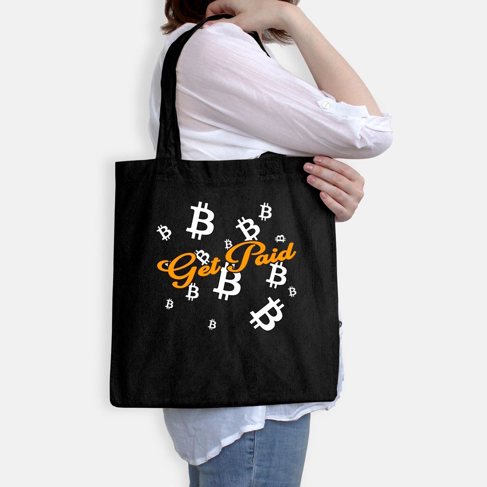 Women's Bitcoin BTC Queen Crypto Cryptocurrency Ladies Cute Tote Bag