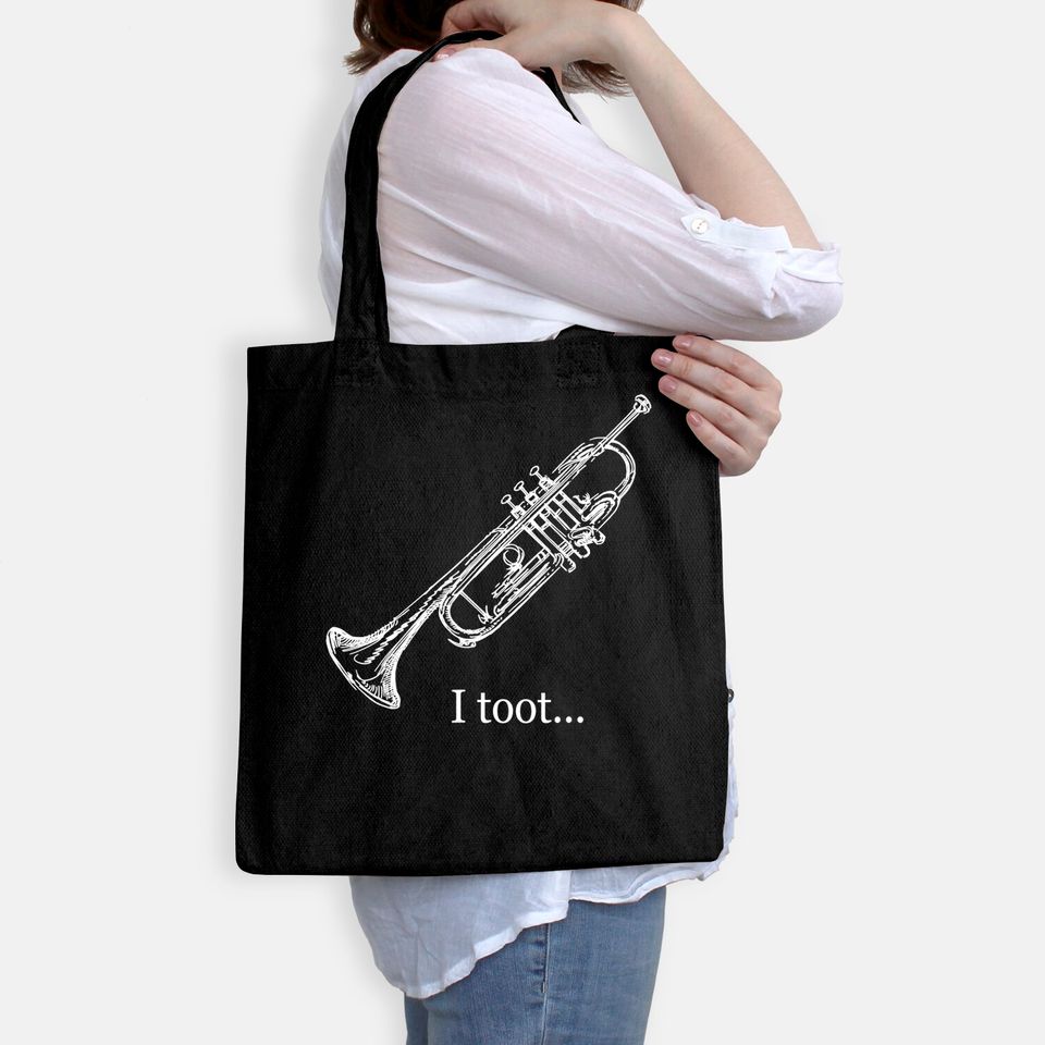 Trumpet Toot Musical Instrument Tote Bag