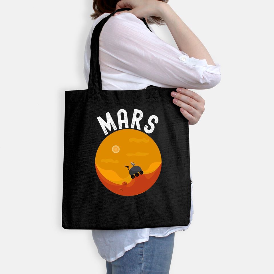 Mars Rover Land Space Landing Tote Bag