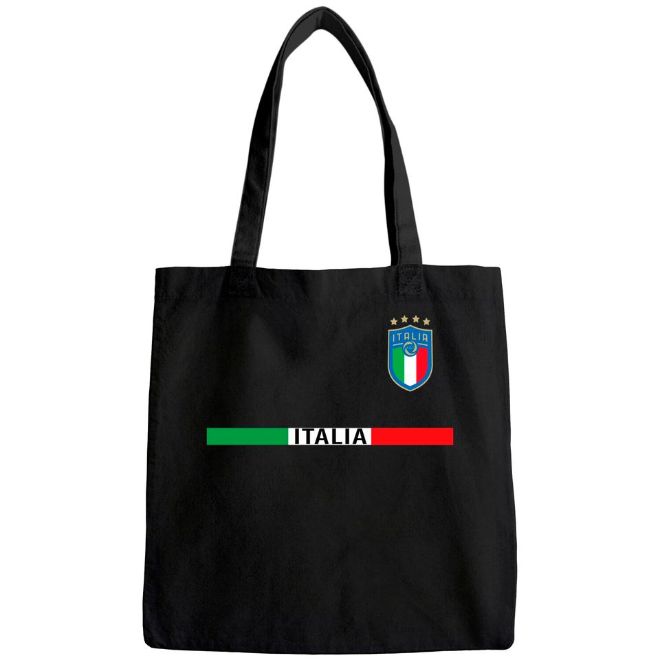 Italy Jersey Soccer 2020 2021Italia Football Fan Tote Bag