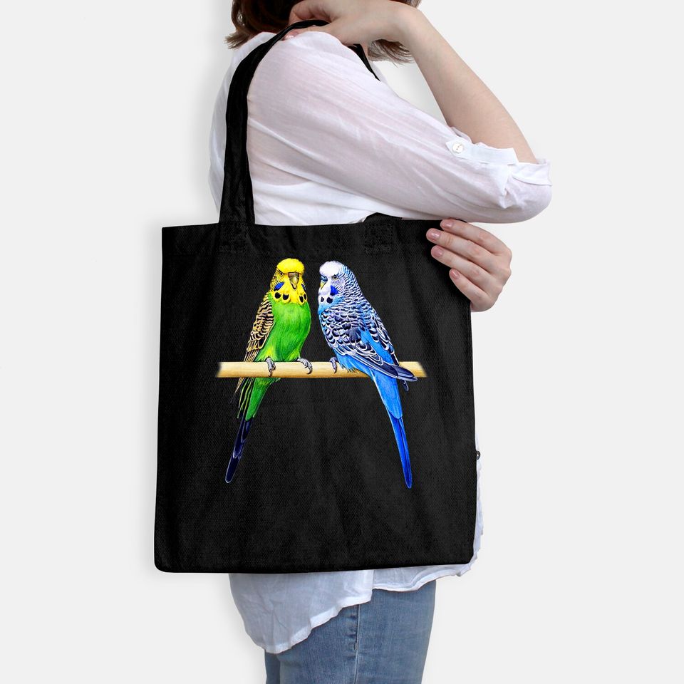 Colorful Parrots Bird Lover Parakeets Tote Bag