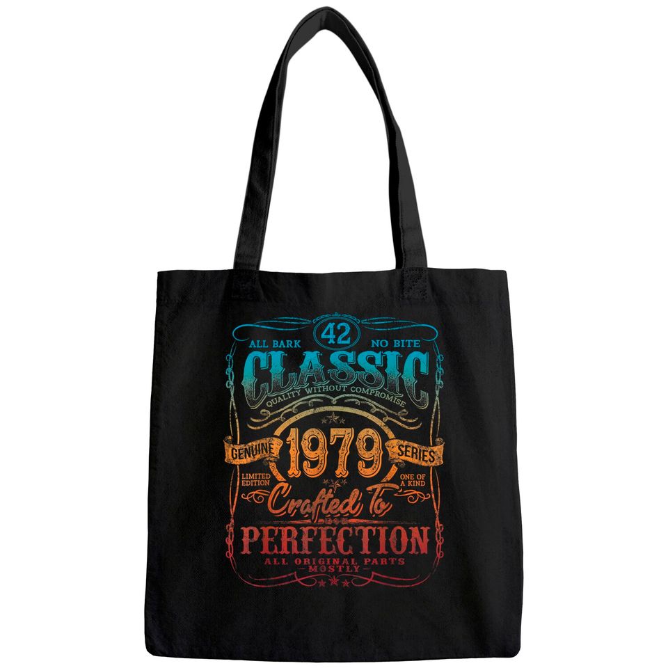 Vintage 1979 Limited Edition Gift 42 years old 42nd Birthday TT Tote Bag