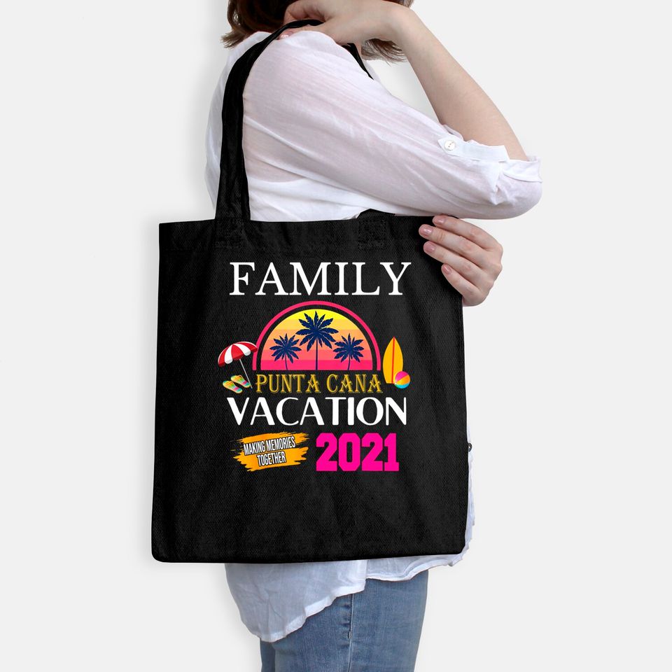 Punta Cana Family Vacation Matching Dominican Republic Tote Bag