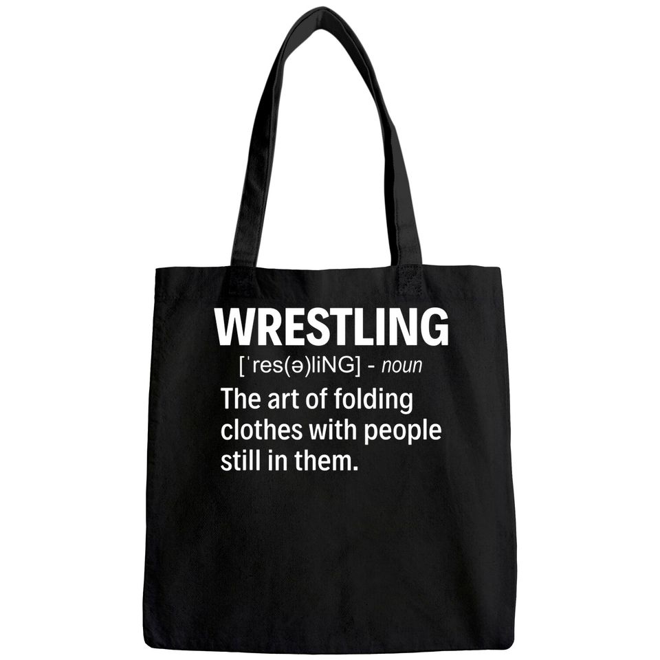 Wrestling Definition Tote Bag