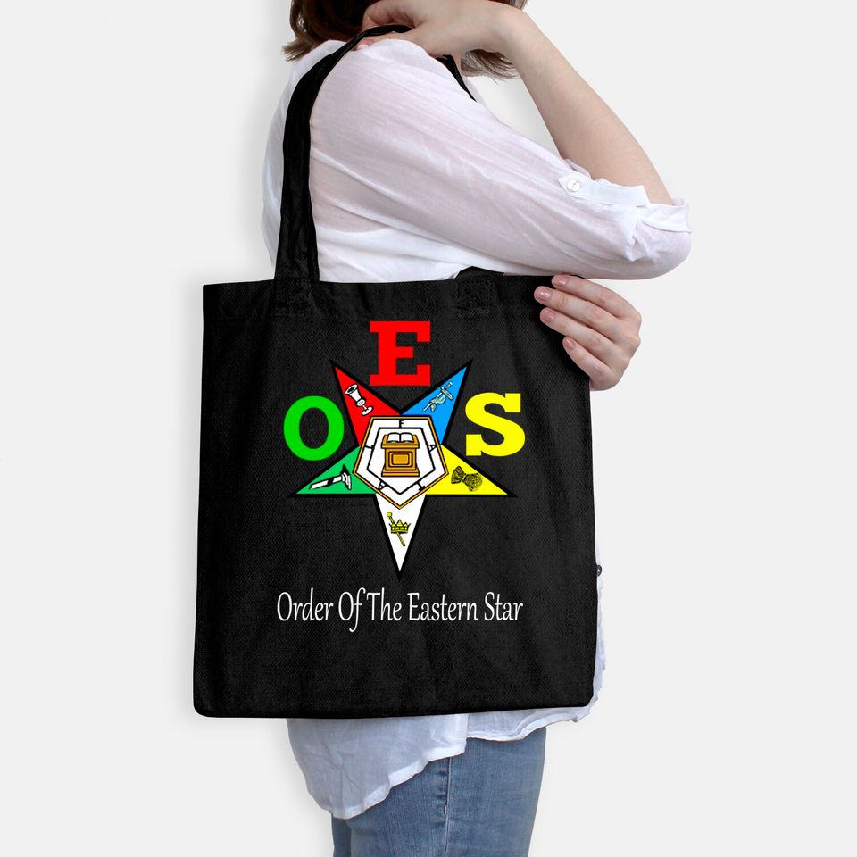 OES Order of the Eastern Star Logo Symbol Tote Bag