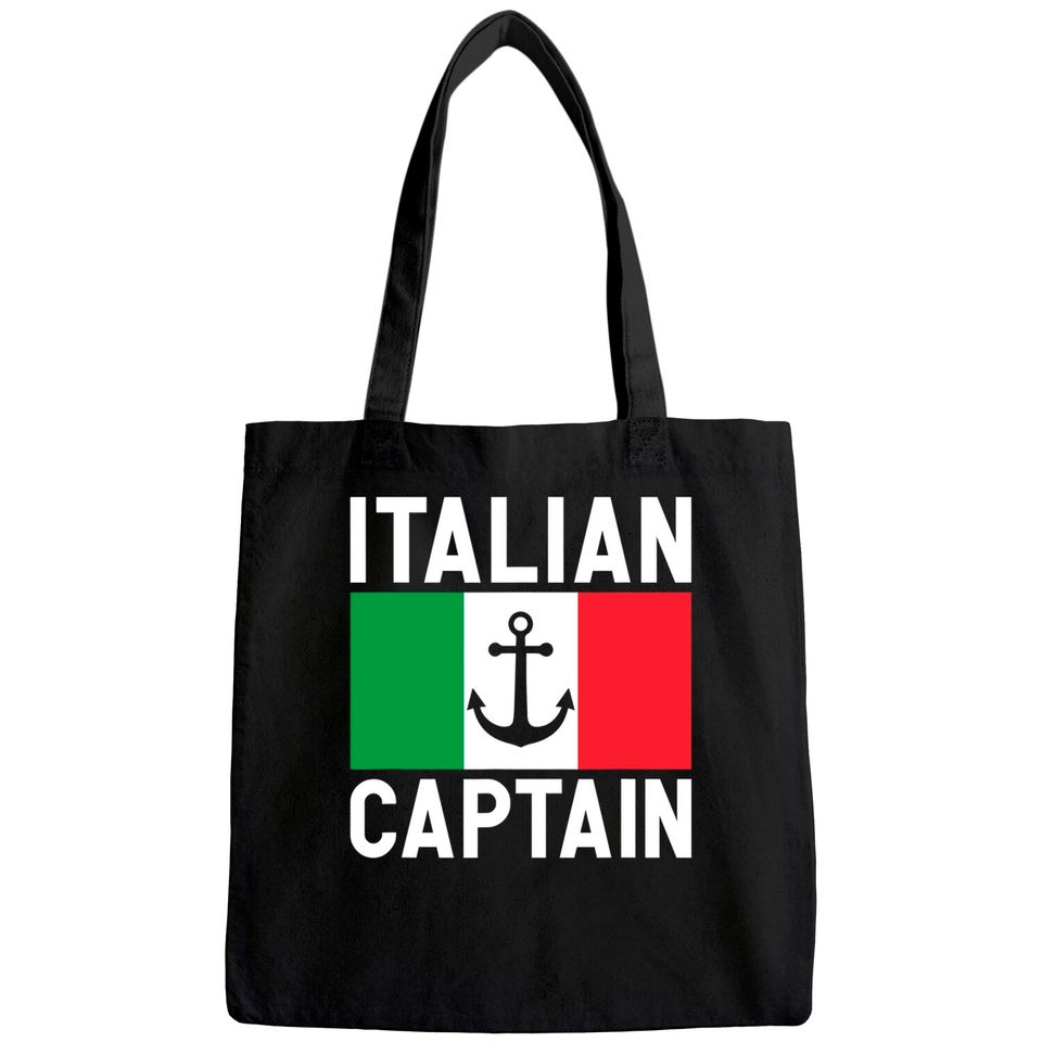 Flag of Italy Italian Captain Tote Bag