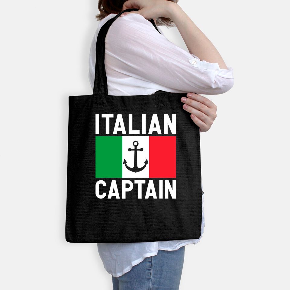 Flag of Italy Italian Captain Tote Bag