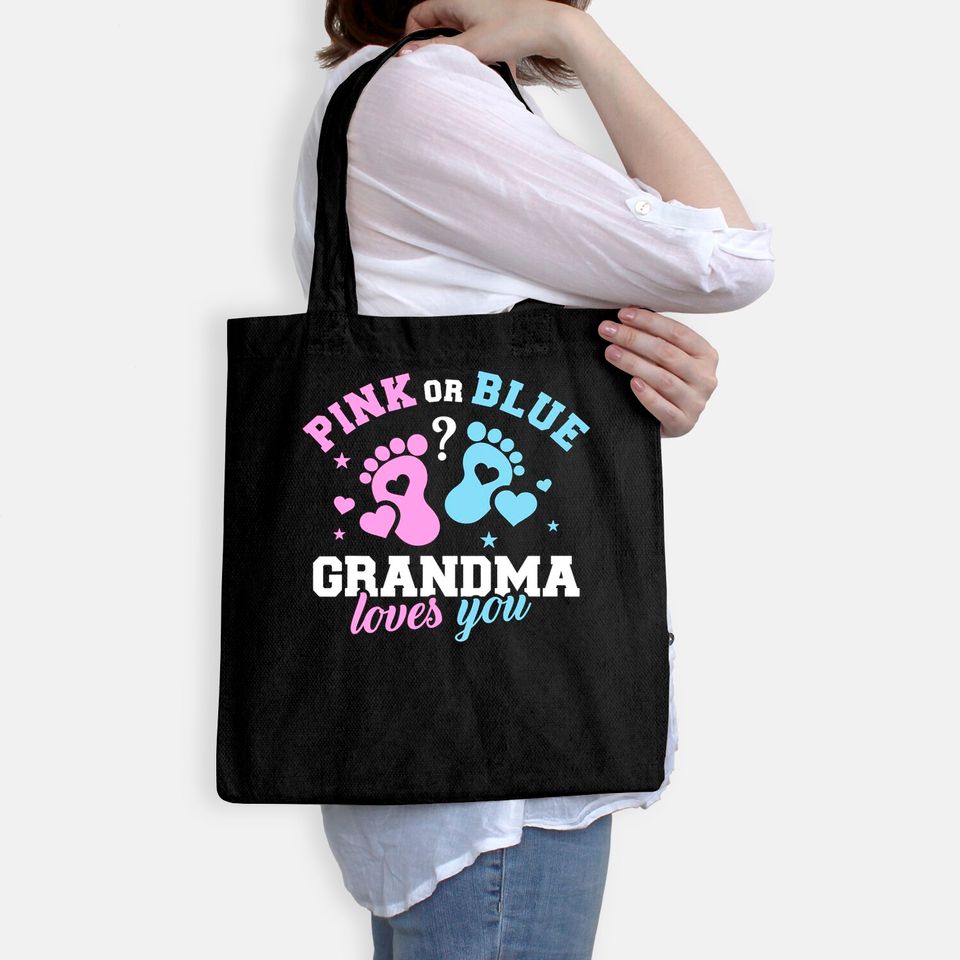 Gender reveal grandma Tote Bag
