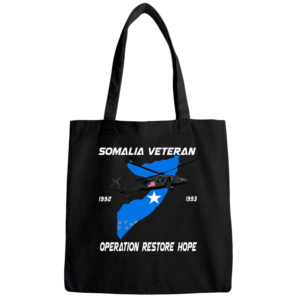 Somalia Veteran Operation Restore Hope  Tote Bag
