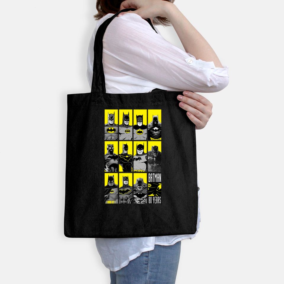 Batman 80 Years Batmen Tote Bag