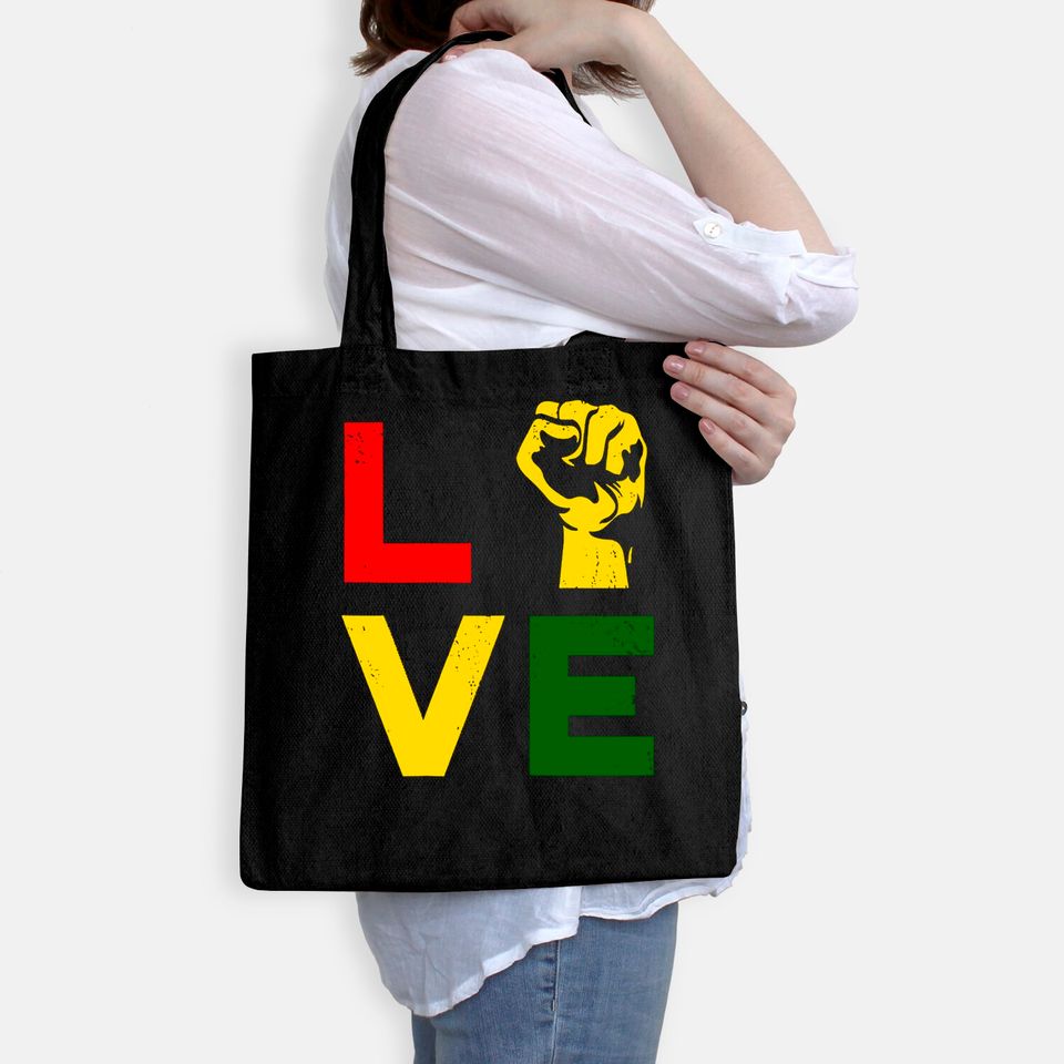 Vintage Love Emancipation Day Melanin Black Pride Tote Bag