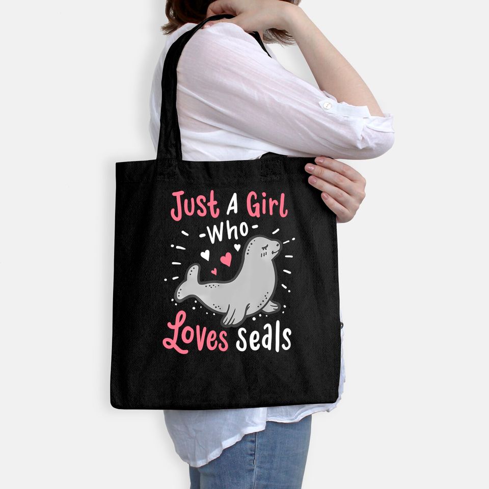 Seals Just a Girl Who Loves Seals Gift Tote Bag