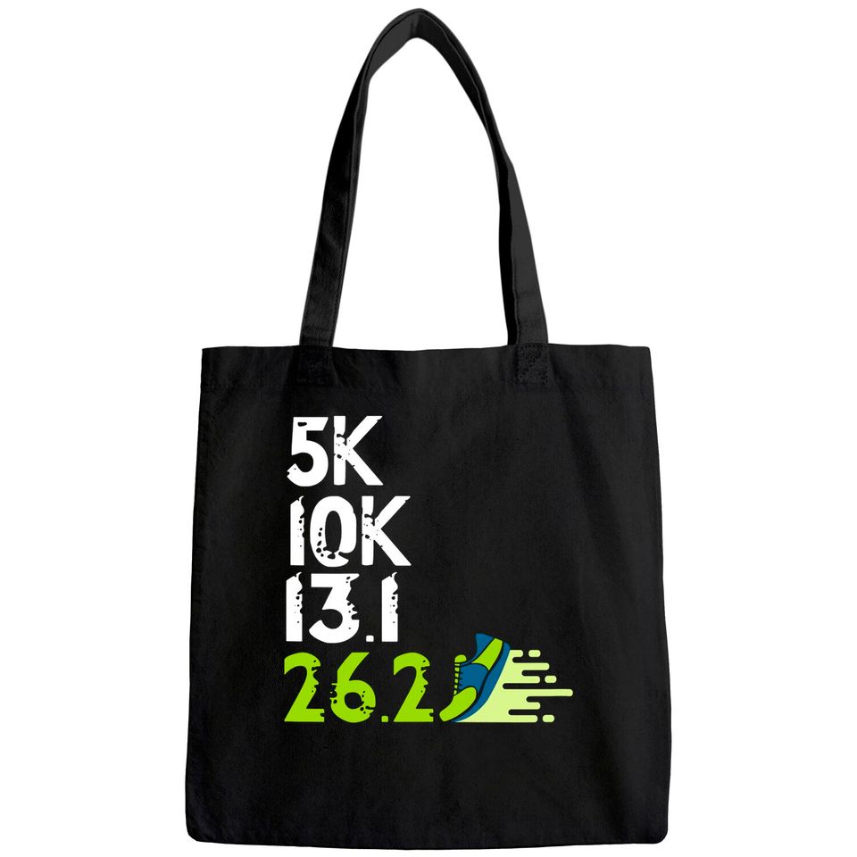 Marathon Runner Gifts Running Tote Bag