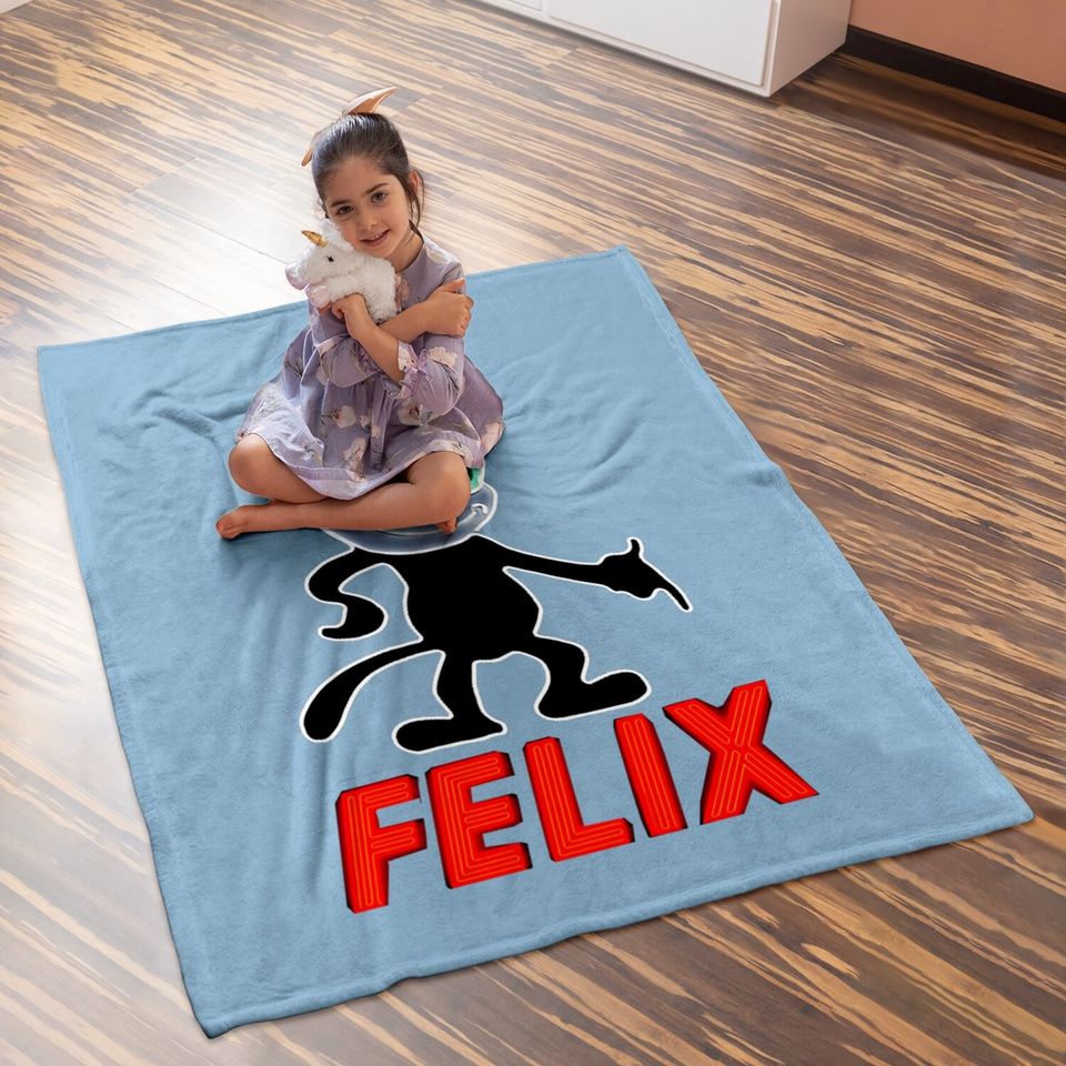 Felix The Cat Glowing Baby Blanket