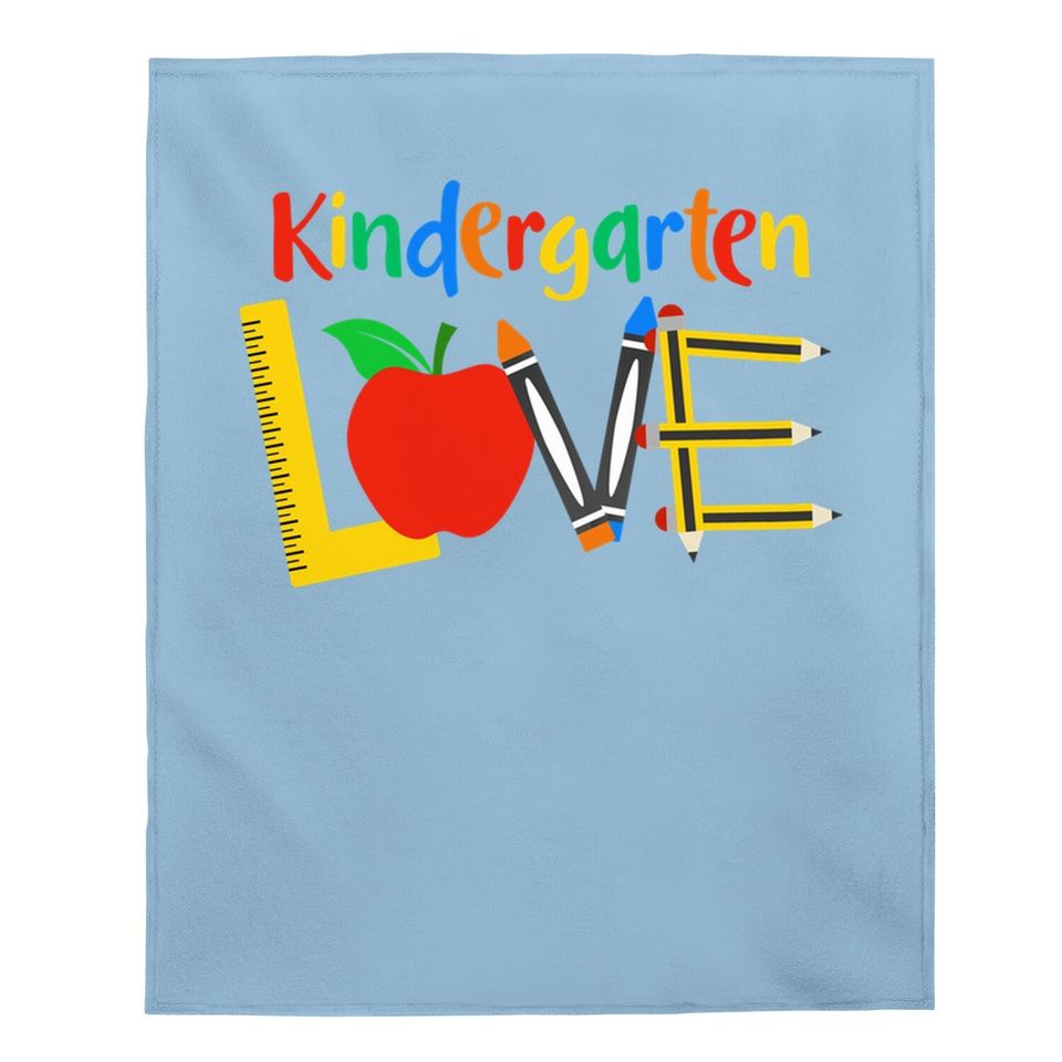 Kindergarten Love Teacher  baby Blanket