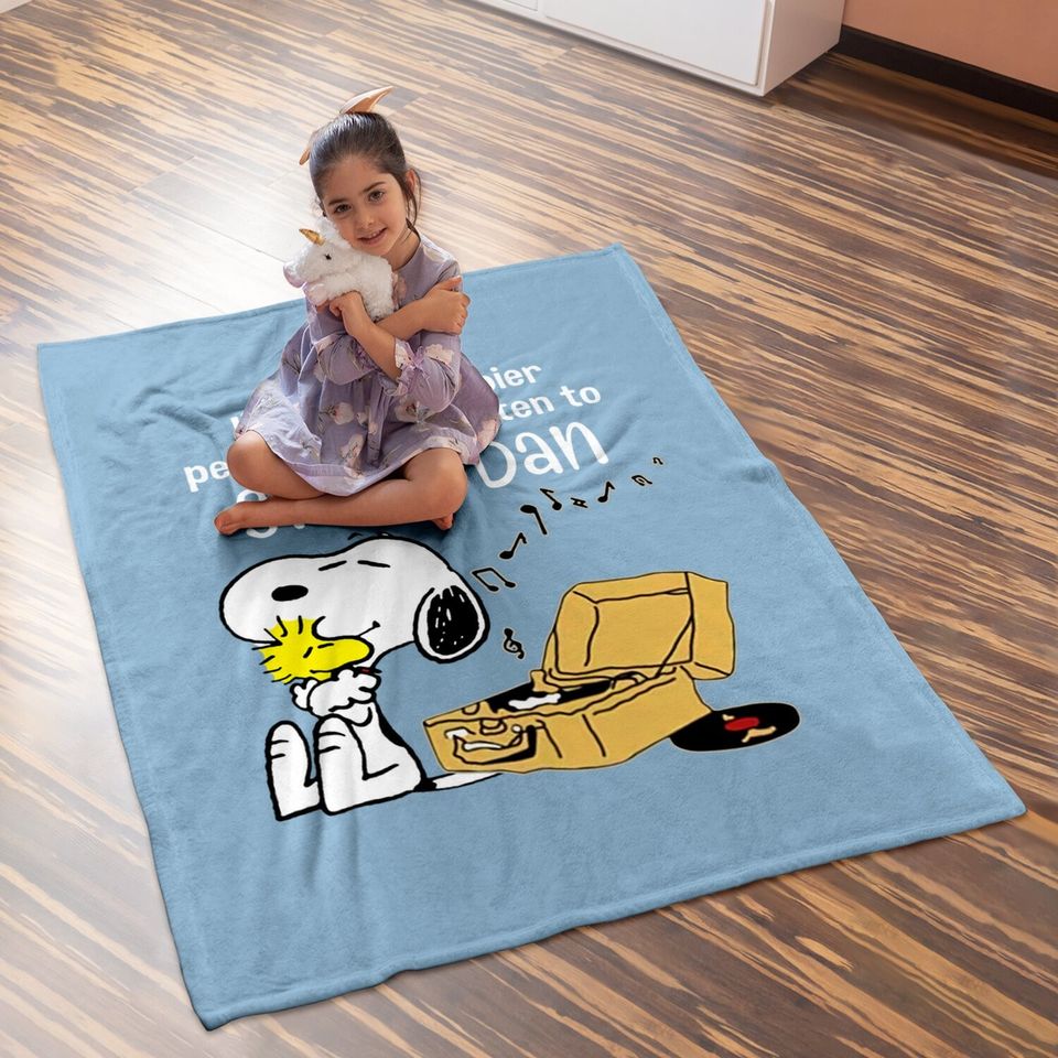 Steely Dan Happier When Listen To Steely Dan Birthday Baby Blanket